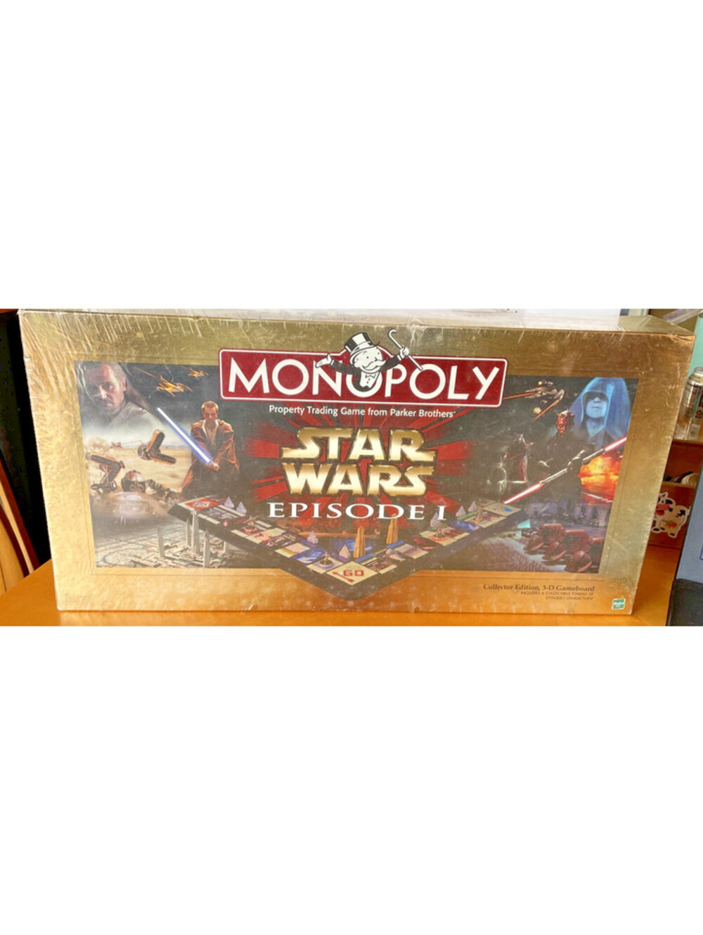 Star Wars Episode 1 Monopoly Collector’s Edition 1999 3D Board Game - Sealed